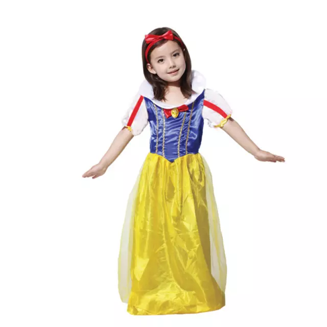 Schneewittchen Kinder Kostüm Prinzessin Mädchen Karneval Fasching 3 - 8Jahr Alt