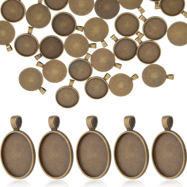100 Pcs Anhänger Tabletts Time Bodenhalter Foto-Anhänger Untere Halterung