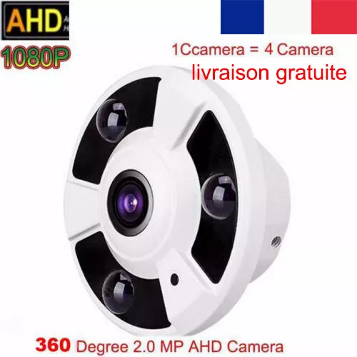 Camera surveillance panoramique 360° HD branchement BNC en 3 mega pixel HD