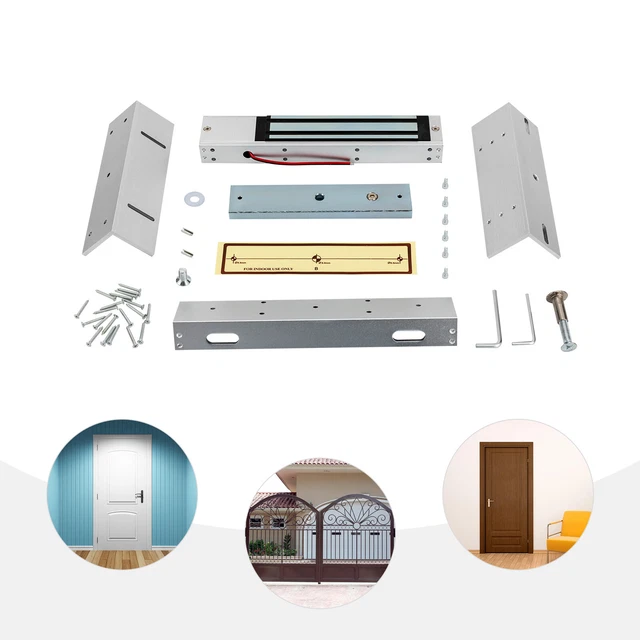 INDOOR 12VDC 24VDC 617lbs Holding Force Door Lock with Z and L