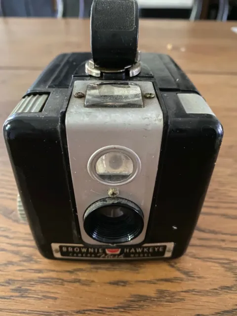 Kodak Brownie Hawkeye Camera Flash Model 620 Film Canada Decorative As Is S249