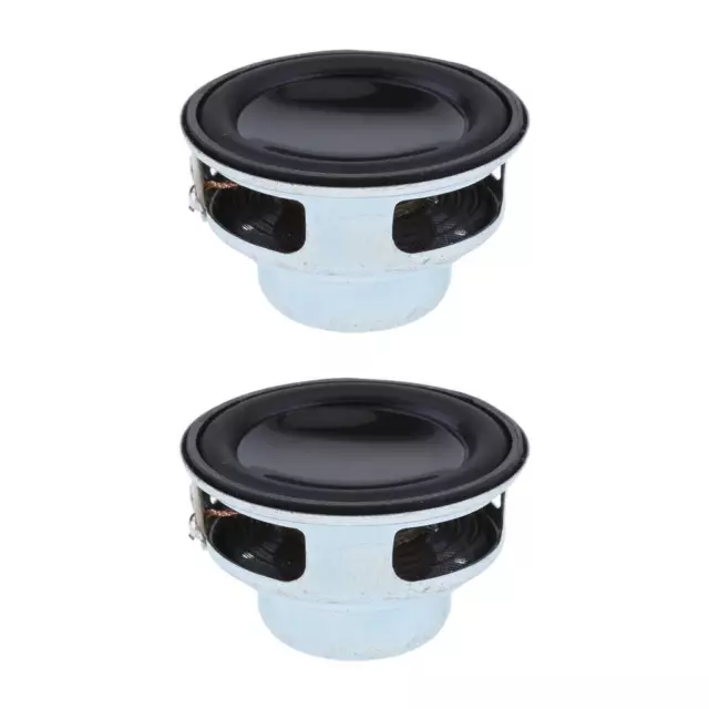 2 x 40mm 4Ohm 5W Full Range Audio Speaker Round Loudspeaker 16 Coil