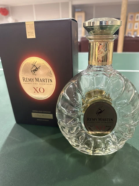 REMY MARTIN XO Fine Champagne Cognac Empty 750ml Bottle Decanter & Box ...