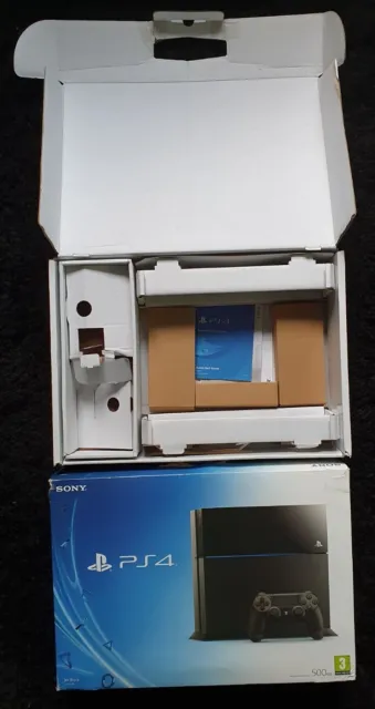 Empty Replacement Box Ps4 Black 500Gb