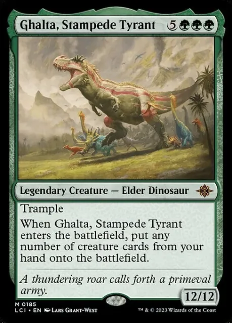 *MtG: GHALTA, STAMPEDE TYRANT - Lost Caverns of Ixalan Mythic - magicman-europe*