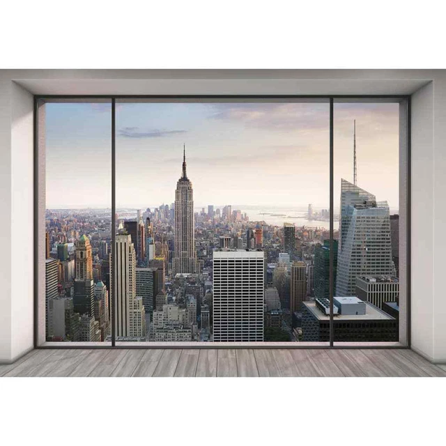 Komar Fotomurale Penthouse 368x254 cm Carta da Parati Adesivo Foto Murale Komar