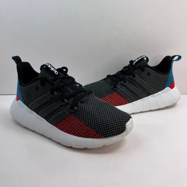ADIDAS NEO QUESTAR Flow K Black Blue Red Sneakers Men s Size 7 G26770 26.50 PicClick