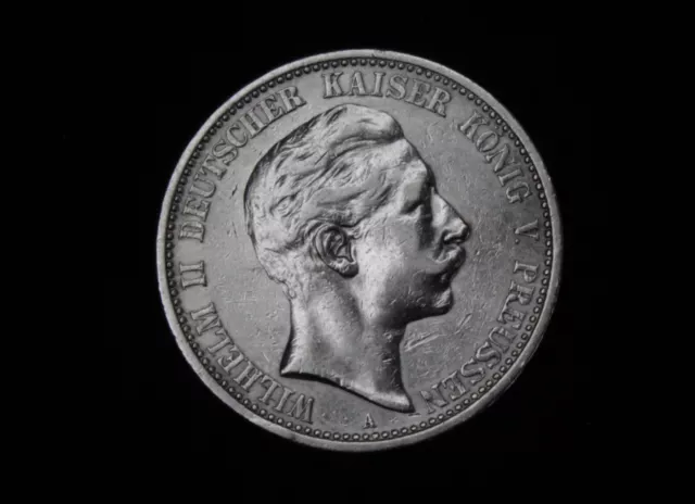 2 Mark Preussen Wilhelm II. 1902 A Silber Kaiserreich