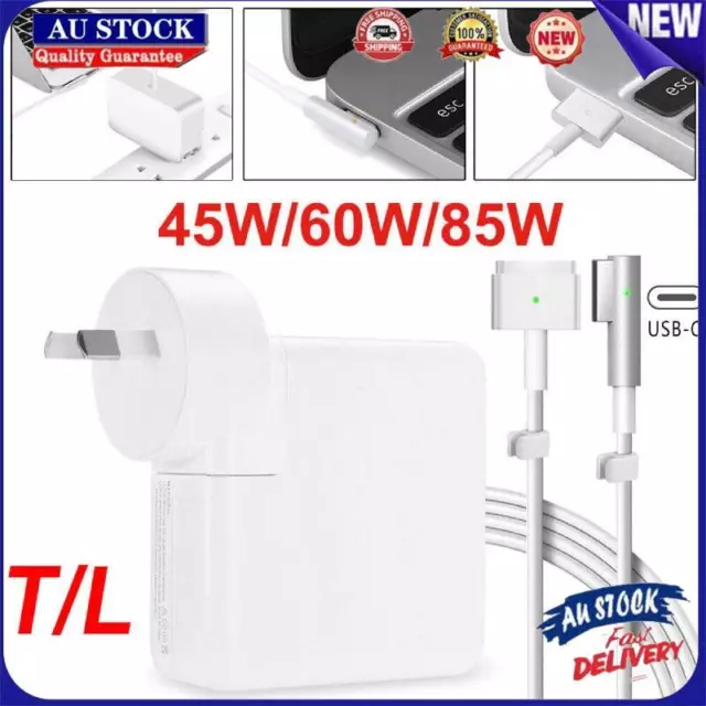 T/L TIP AC Power Adapter Charger 45-85W 1/2 For Apple Macbook Pro 11 13 15  Air $22.78 - PicClick AU