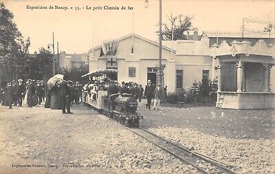 Cpa 54 Exposition De Nancy Le Petit Chemin De Fer Train