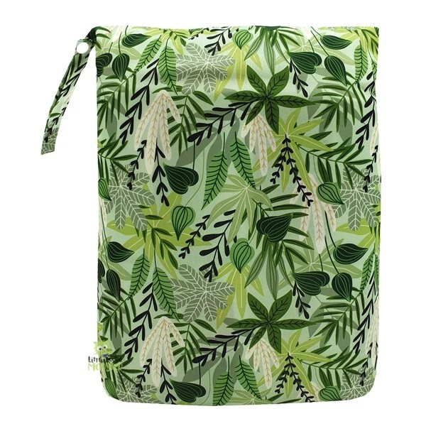 Reusable Baby Cloth Diaper Nappy Wet & Dry Bag Botanical 2