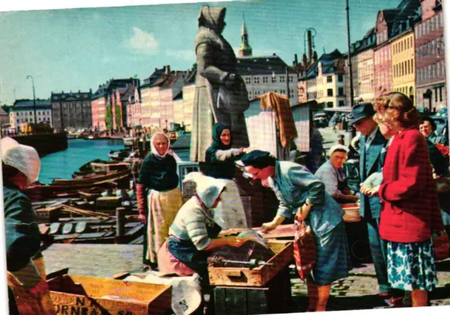 Gammel Strand Copenhagen Denmark Postcard