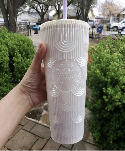 STARBUCKS 2023 SPRING White Mermaid Cold Cup Tumbler 24oz 27.99 PicClick