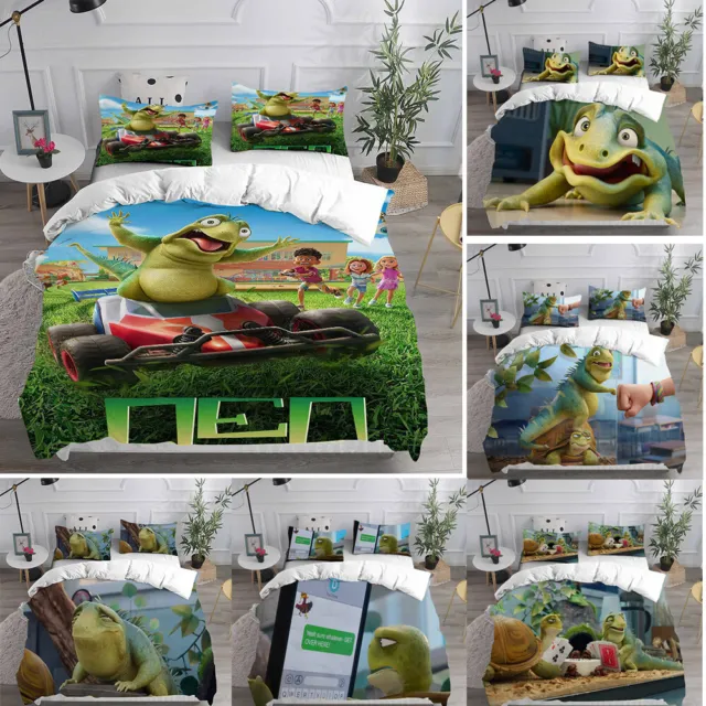 Leo The Pet Lizard Animals 3D Duvet Cover Bedding Set Pillowcase Quilt Single