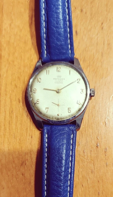 RARO OROLOGIO DA Polso Uomo Pryngeps Ferrotex Carica Manuale 17 Rubis RARO OROLOGIO DA Polso Uomo Pryngeps Ferrotex Carica Manuale 17 Rubis