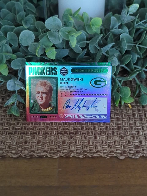 Don Majkowski 2022 Panini Limited Membership Auto /5 Packers