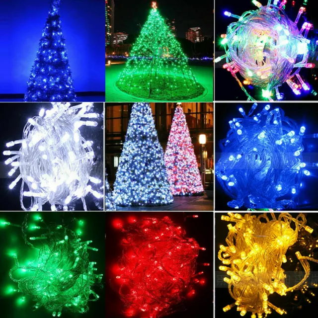 10M 30M USA WALL PLUG STRING FAIRY 100 LED LIGHTS xmas wedding party connectable