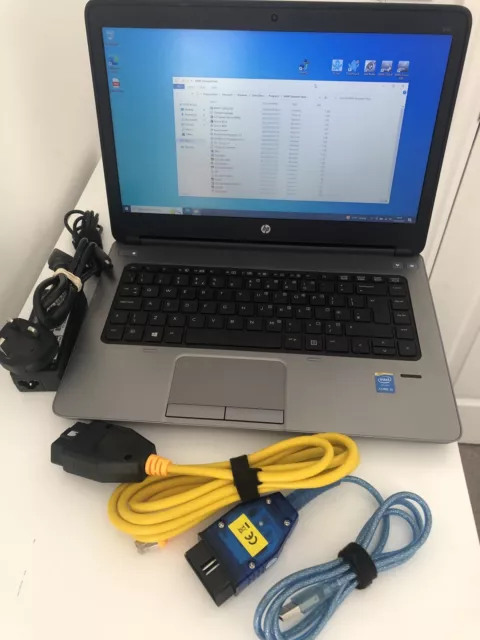 Laptop Diagnostico Per Bmw Mini Ready To Go Enet Cavi K+Dcan Inclusi