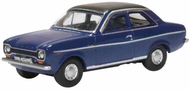 Oxford Diecast Modèle 1:76 Ford Escort Mk1 - Violet Velours Voiture - 76FE002