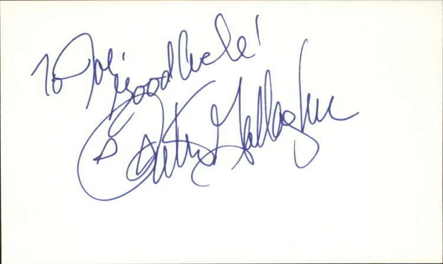 Peter Gallagher Actor American Beauty Signed 3" x 5" Index Card