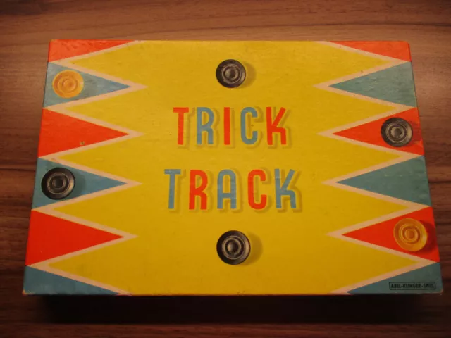 Altes Gesellschaftsspiel "TRICK TRACK" Das Unterhaltungsspiel für jung und alt