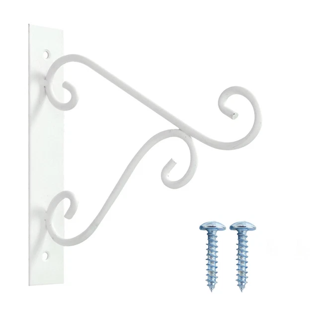 Lorenz Ferart 3613 Lot De 2 Crochets à Vis 3613CP-Noir Fumé Argent