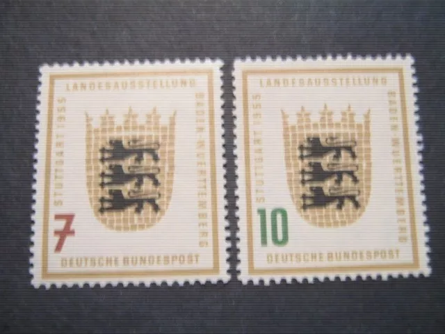 Bund BRD 1955 Nr. 212-213 Landesausstellung postfrisch