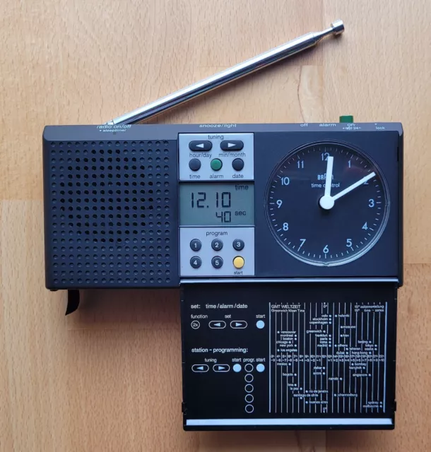 Braun ABR 314 df Type 3869 Digital Radio Radiowecker Uhr Funkuhr Dietrich Lubs