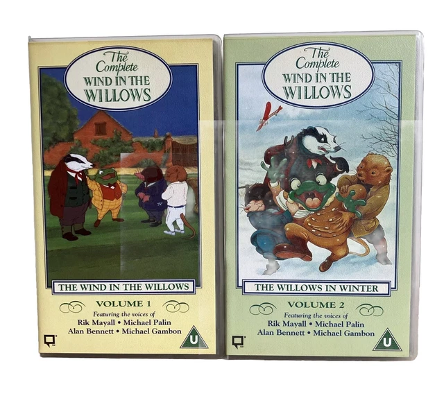 WIND IN THE Willows Complete Vols 1 & 2 VHS videos 1995 Rik Mayall ...