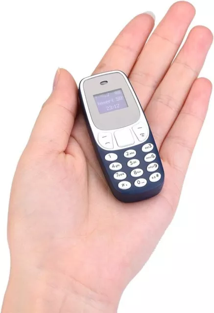 SERVO BM10 - Mini téléphone portable à double SIM Bluetooth faible
