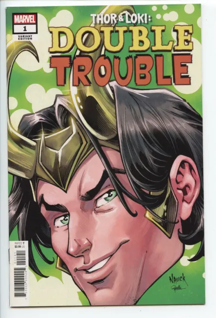 Thor & Loki Double Trouble #1 2021 Headshot Variant NM Marvel Comics