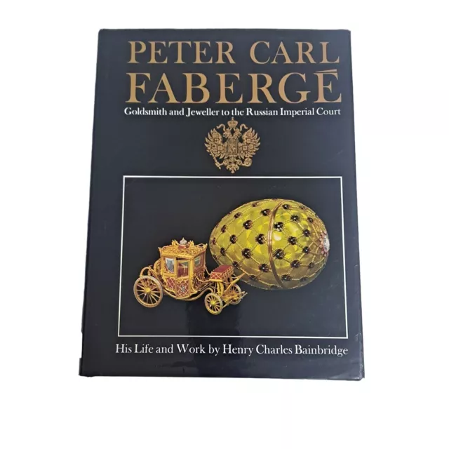 Vintage Peter Carl Faberge Book Biography 1966 Fifth Impression 1972 Hardcover