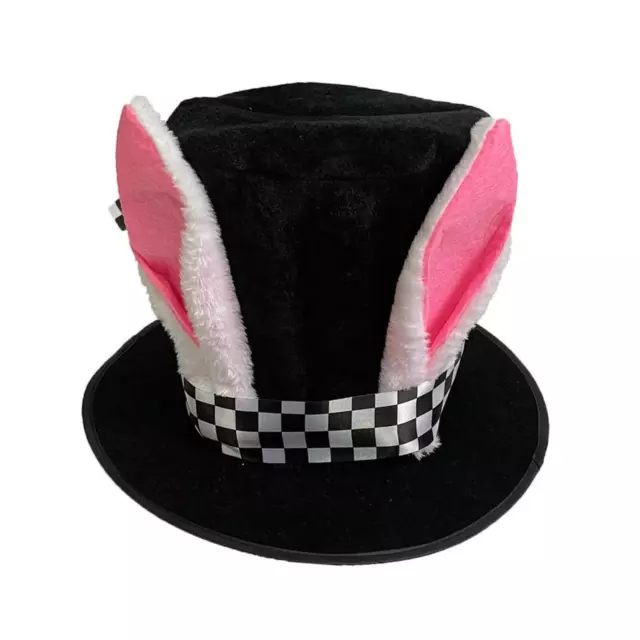 Bunny Ear Top Hat Fancy Dress Headwear Easter Rabbit Costume Accessories for