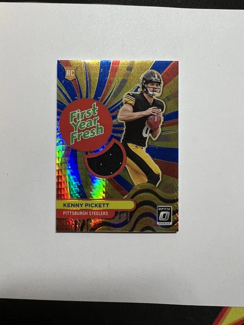 2022 Panini Donruss Optic Kenny PICKETT FIRST Year Fresh Patch ROOKIE RC steeler