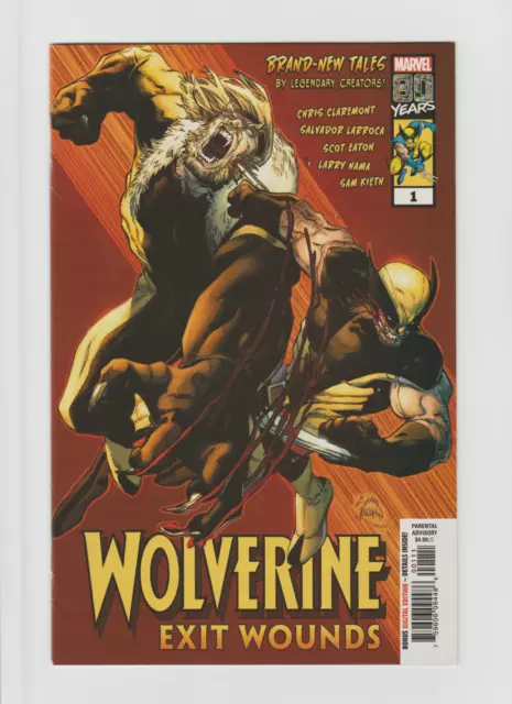 ☘️ Wolverine Exit Wounds #1 (2019) Marvel Comics 80 Years Parental Advisory