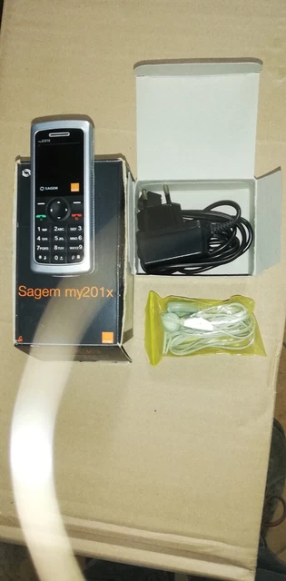 téléphone portable sagem my201x couleur gris