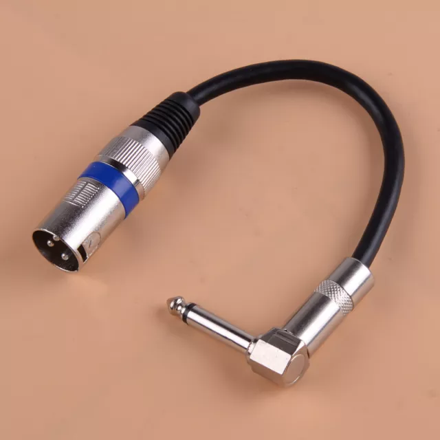 XLR mâle à 6,35 mm 1/4 "microphone câble audio stéréo adaptateur  TRS prise AUX