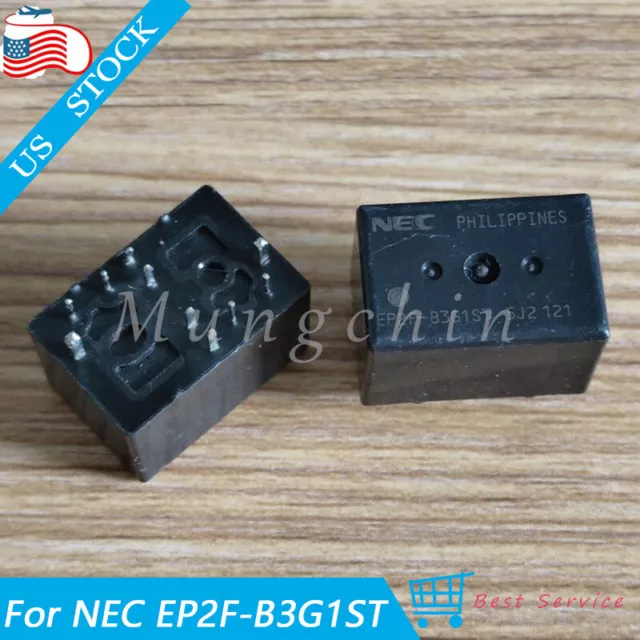 2PCS Automotive Electromagnetic Relay For NEC EP2F-B3G1ST 12VDC 30A 10-Pins