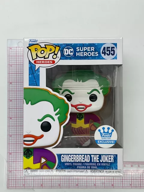 Funko Pop Heroes DC Super Heroes Gingerbread The Joker #455 Exclusive C01