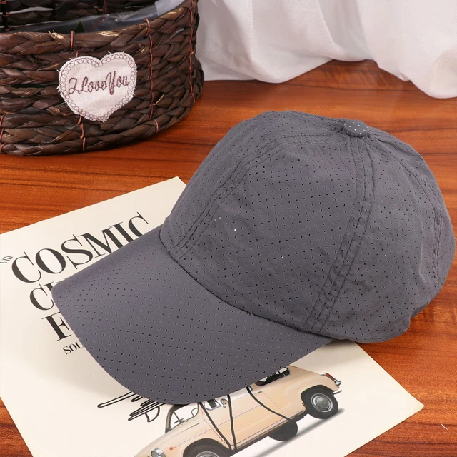 Breathable Baseball Hat Sun Hat Cappy Hat Baseball Caps Peaked Hat 8