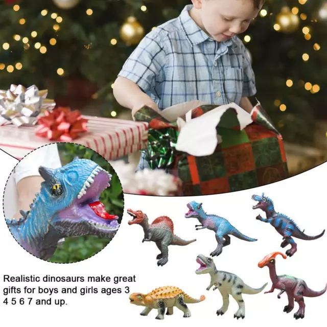 Soft Rubber Stuffed Dinosaur Toy Play Toy Animal Figures