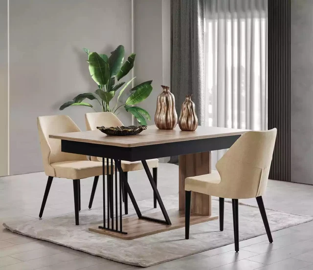 Set sala da pranzo moderno set sala da pranzo lusso tavolo da pranzo sedie set 5 pezzi