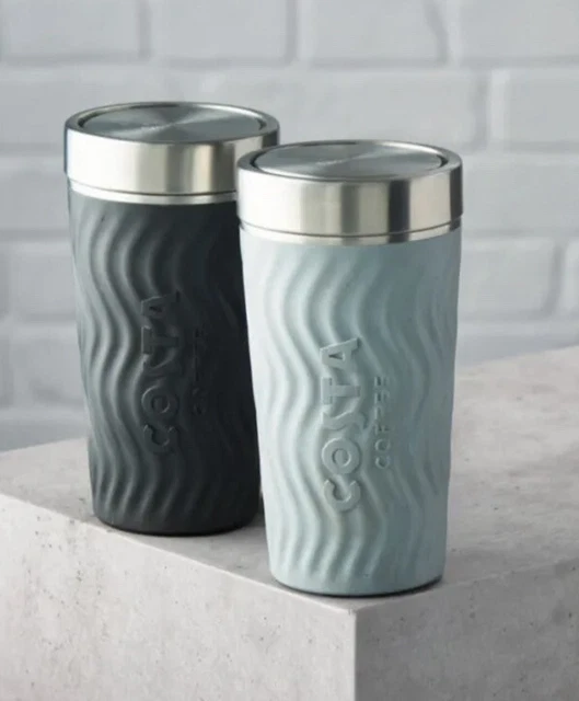 12OZ COSTA COFFEE 2022 Recycled Bean Cup. Reusable Travel Mug In Black Or Grey. £16.70 PicClick UK