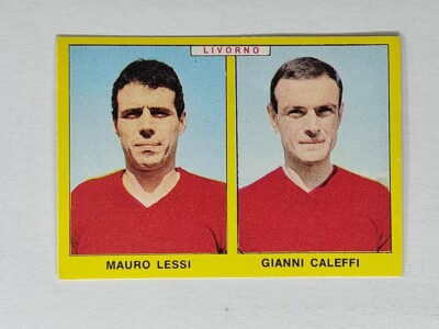 FIGURINA CALCIATORI PANINI 1966/67 LESSI CALEFFI LIVORNO OTTIMA MAI ATTACCATA 