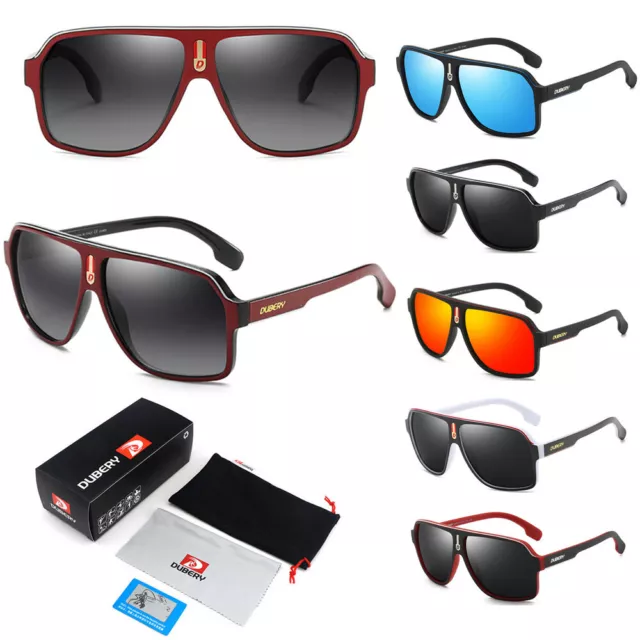 UV400 DUBERY Sunglasses Polarized Glasses Outdoor Sports Driving Eyewear Unisex