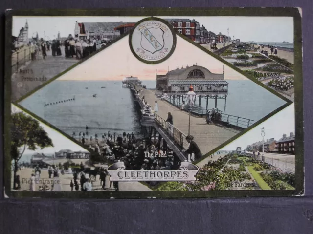 Multiview Postcard - Cleethorpes - Five Different Views - N.e. Lincolnshire 1928