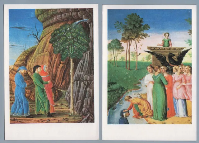 CR1455e - Cartoline tematiche: Scene della Divina Commedia - Biblioteca Vaticana