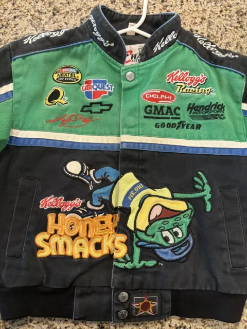 Chase Kyle Busch Kelloggs Honey Smacks NASCAR Jacket YOUTH M Nextel Cup Series