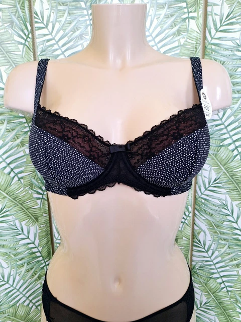 Soutien-gorge Variance Déesse Réf 12657 – Taille 90B – Anthracite – Neuf Avec étiquettes