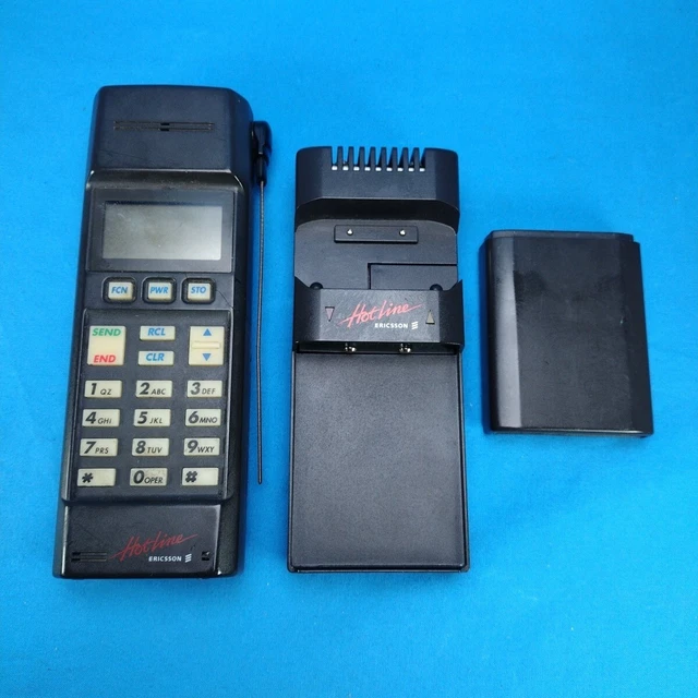 Ericsson Hotline Pocket Ii Curt Mobile Phone Brick Cell Vintage Retro Rare Movie